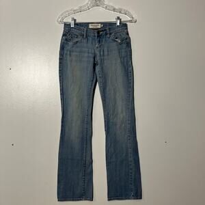 Abercrombie & Fitch Stretch Emma Boot Cut Slim Fit Washed Blue Jeans Women’s 30R